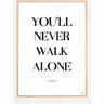 Bildverkstad You Will Never Walk Alone - Liverpool Poster