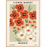 Bildverkstad Flower Market Madrid Poster