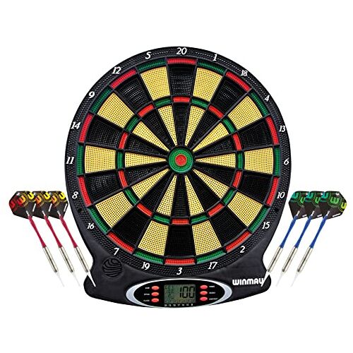 WINMAU Ton Machine softip elektronisch dartbord met darts