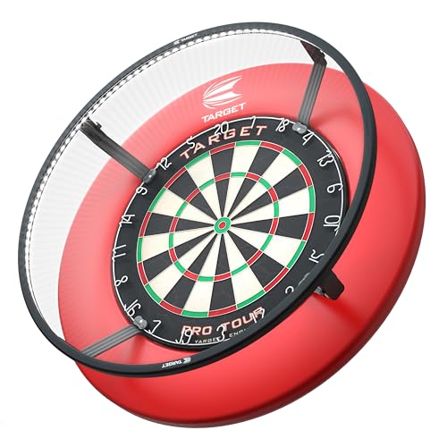 Target Darts Corona Vision Dartboard-verlichtingssysteem, dartbord-kasten en kastverlichtingssysteem, zwart met wit licht