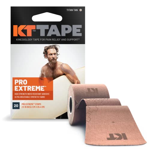 KT Tape Pro Extreme Kinesiologie Tape: 2 in. width (Titan Tan)