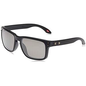 Oakley Holbrook zonnebril voor heren, één maat, Mat zwart W/Prizm zwart gepolariseerd, 57