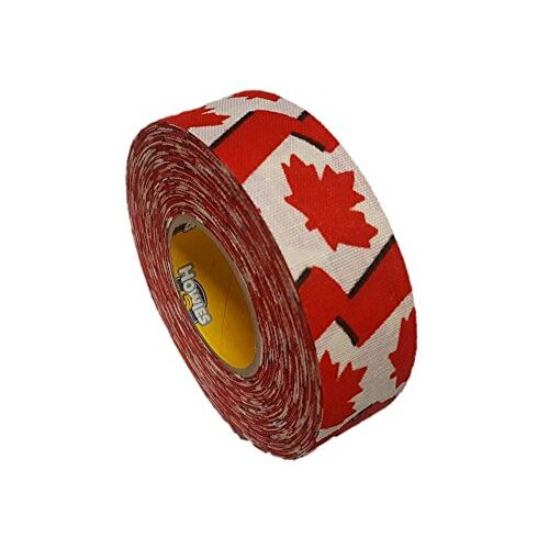 Howies Rackettape Profi Cloth Hockey Tape 25mm voor IJshockey Canadian vlag, 18 m