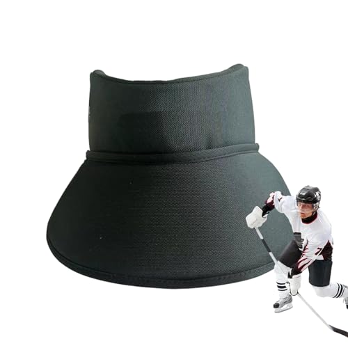 Teksome Hockey nekbeschermer   Waterdichte ademende zachte hockey nekbeschermer kraag met slabbetje   Hockey Neck Pro-tector voor ijshockey, hockey sport nek cover