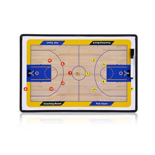 BEALIFE PVC duurzaam basketbaltactiekbord voor langdurig, gemakkelijk mee te nemen opvouwbare voetbaltactiekbordgeschenken, basketbal