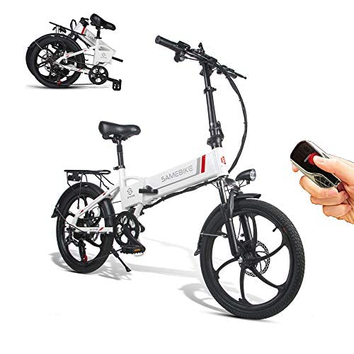 SAMEBIKE Elektrische Fiets vouwfiets 20 inch E Bike 48V10.4Ah mountainbike LCD display stadsfiets elektrische fietsen heren dames