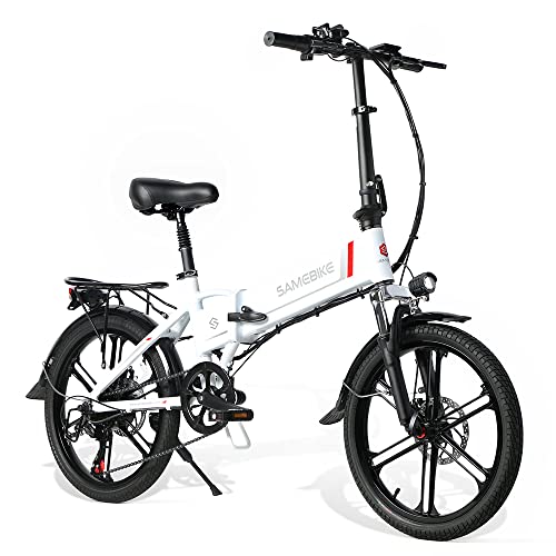 SAMEBIKE Elektrische Fiets vouwfiets 20 inch E Bike 48V10.4Ah mountainbike LCD display stadsfiets elektrische fietsen heren dames