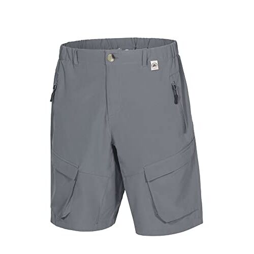 Mapamyumco Stretch Quick Dry Cargo Shorts voor heren, voor wandelen, kamperen, reizen