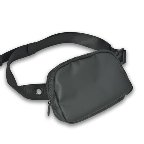 YIWENG Outdoor Sport Fanny Pack Crossbody Taille Pack Running Waterdichte Fanny Pack met Verstelbare Strap, Fanny Pack, Zwart