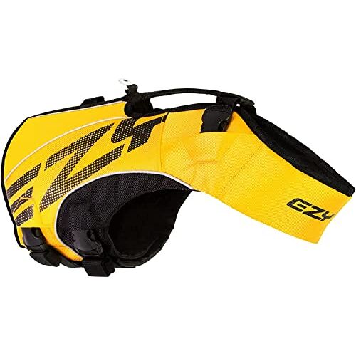 EzyDog X2 Boost Hondenreddingsvest (XXXXS, geel)