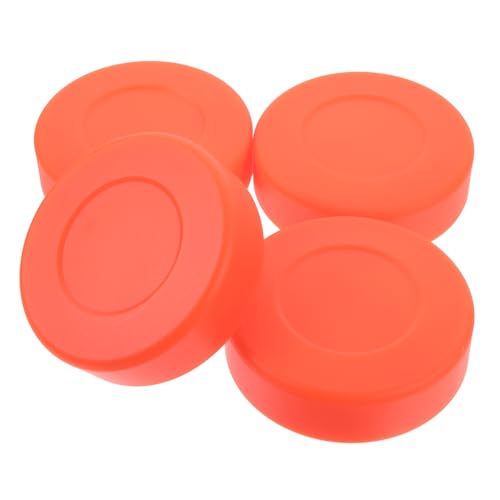 Sosoport 4 Stuks Stomme Puck Sportster- Ijshockeyrace Puck Sport Ijshockey Puck Puckhockey Beoefenen Hockeypuck Voor Training Hockey Oefenen Puck Verstelbaar Pvc Benodigdheden