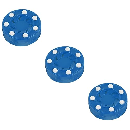 TOVINANNA 3 Stuks Rollerbal Inline-hockey Hockey Ballen Rolhockey Puck Pro Inline Roller Officiële Hockeypuck Professioneel Hockey Officiële Hockeypucks Geschiktheid Interieur Sport- P.p