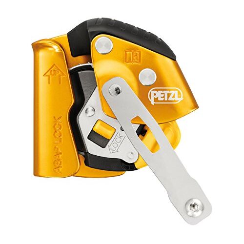 Petzl , Asap® Lock, Mobiele Oudheid Op Touw Met Vergrendelingsfunctie, Geel, U, Unisex-Volwassene