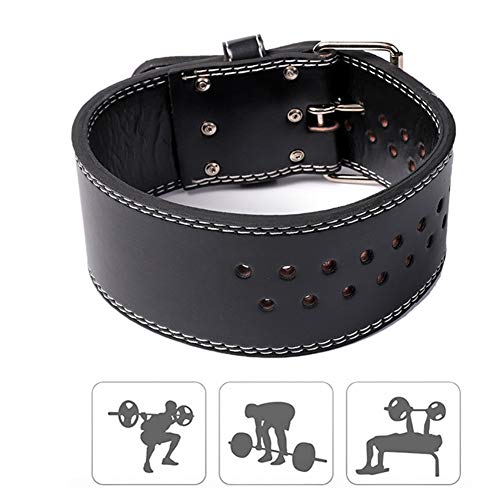 WESEEDOO Fitness Riemen Gewichtheffen Riem Voor Mannen Gewichtsverlies Riem Mannen Gym Riem Voor Mannen Gewichtheffen Gewicht Training Riem black,S