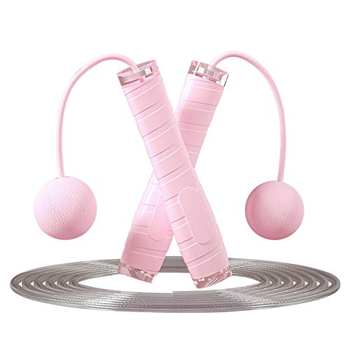 LEDDP Draadloze Springtouw Ropeless Springtouw Springtouwen Fitness Springtouw Springen Touw Springtouw Springtouwen Voor Fitness Springtouwen Jump Rope pink,One Size