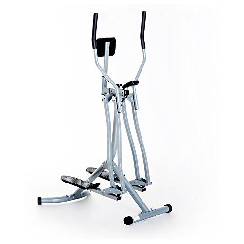 HOMCOM crosstrainer elliptische ergometer hometrainer LCD-display, staal, zilver, 96 x 60 x 152 cm