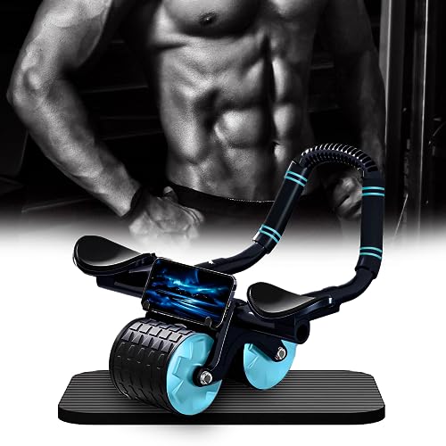 Tofern Roue abdominale, Automatische Rebound Abdominale Roller   Ab Roller Wheel Fitness & Krachttraining