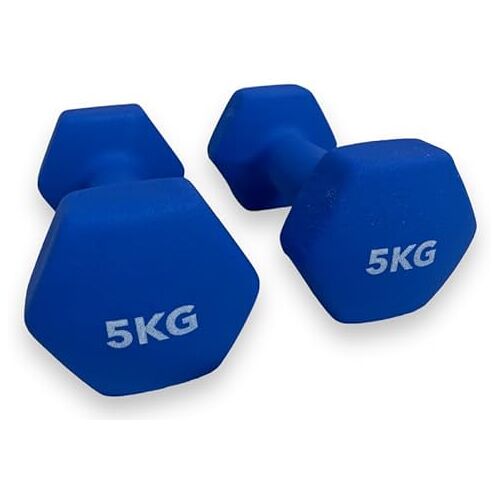 Padisport Dumbells 5 Kg Halter Gewichten Set Halters Gewichten 5 Kg Blauw Gewichten Dumbells Halters Gewichtjes 5 Kg