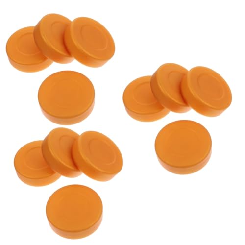 Sosoport 12 Stuks Stomme Puck Ronde Hockeypuck Ijshockey Hockeypuck Om Te Oefenen Oefen Hockeypucks Sportster- Hockey Pucks Knie Hockey Steek Puck Verstelbaar Pvc Benodigdheden