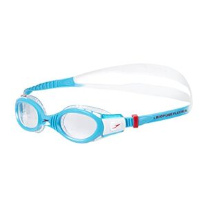 Speedo Futura Biofuse Flexiseal Junior doorzichtige zwembril voor kinderen, eenheidsmaat voor iedereen (6-14 jaar)