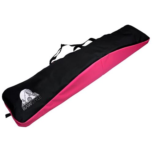 Rawstyle Snowboardtas, boardtas, snowboardtas, 170cm, XXL (zwart-roze)