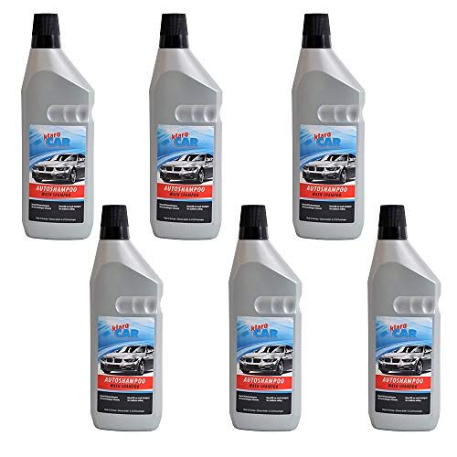 Stolz Autoshampoo met wax 6 stuks in een set washampoo 1000 ml per fles voor auto's en lak lakvriendelijke wasbescherming