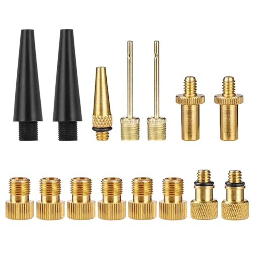 BAIRU 1 set/15Pcs Universele Fiets Adapter Pack Van 15 Stuks Met Bal Luchtpompen/Compressor Adapter Voor Fiets Inflatie Reparatie Fietsen Inflatie Tool Assortiment