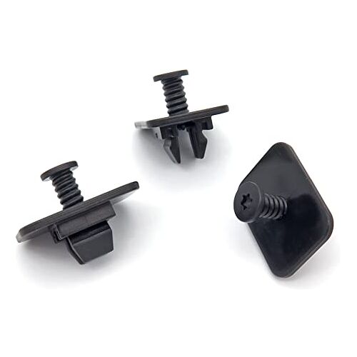 VVO Bevestigingsmiddelen Kunststof Achterbumper & Trim Bevestigingsmiddelen Clips, Zwart (Pack van 10)