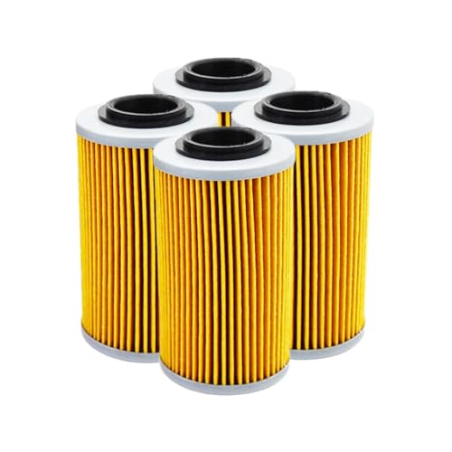 Aqxycvb 2/4/6 Stuks Motorfiets Motoronderdelen Oliefilter for 1125R CR1125 1125 Cr 2009 2010 (Color : Yellow 4pcs)