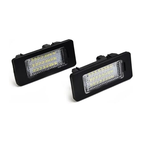 MuChangZi 2 Stks Led Aantal Kentekenplaat Licht Lamp Voor B/MW E39 M5 E70 E71 X5 X6 E60 M5 E90 E92 E93 M3