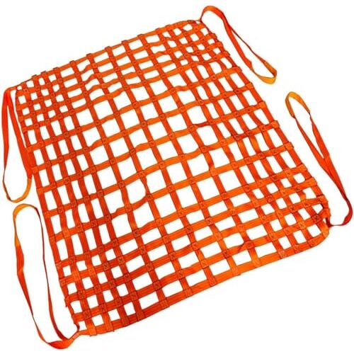 NAKEAH Plankophangingsnetten, elastische bagagenetten, heavy-duty slingernetten, platte singelnetten (Size : 3 X 3M/Mesh 15cm/Load 2t)