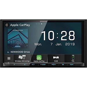 Kenwood DMX8019DABS 17,7 cm WVGA Digital Media Moniceiver met DAB+, Wireless CarPlay, Android Auto, Wireless Android Mirroring, Wifi, Dual USB, HI-Res Audio, capacitief touchscreen