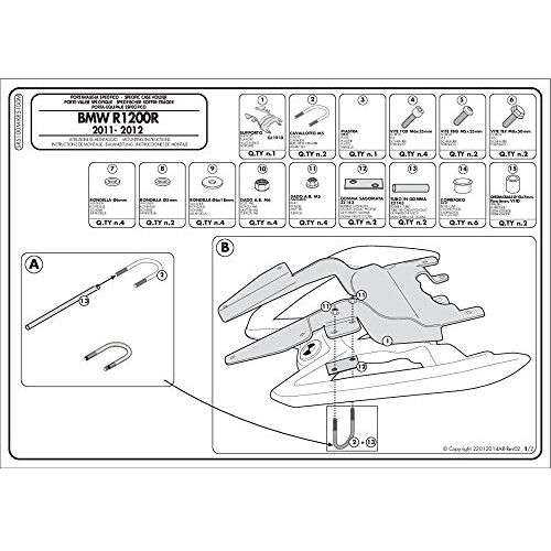 Givi SPECIFIEKE RACK MONOLOCK