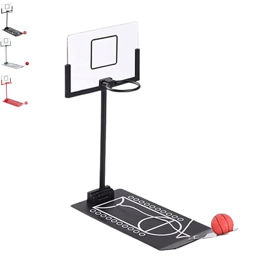 MYJIO Desktop Basketball Toy, Basketball Shooting Game Toy, Basketball Game, Creative Funny Desktop Miniature Basketball Game Toy,Desktop Table Basketball Games Set With Basketball Court (1PCS-P)