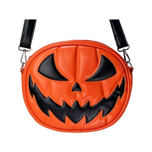 Horror-Shop Jack O'Lantern Pompoen Handtas Oranje