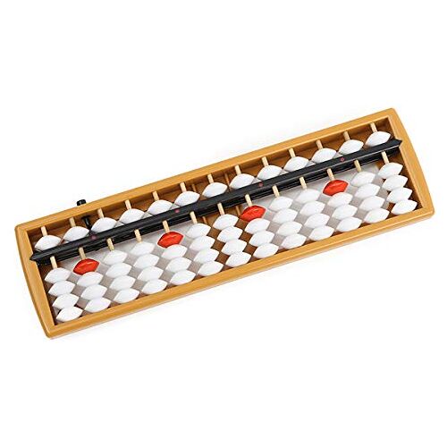 Fyore Abacus Chinese Vintage 13 Cijfers Abacus Wiskundige Soroban Kinder Wiskunde Berekeningstool voor Kinderen Berekenen en rekenkundig Wiskundig Onderwijs