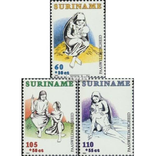 Prophila Collection Suriname 1326-1328 (compleet.Kwestie.) 1990 Pasen (Postzegels voor verzamelaars) Christendom