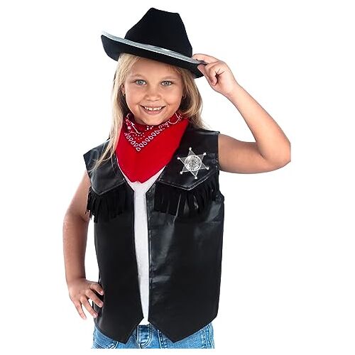 Funidelia Cowboykostuum Voor voor jongens Cowboys, Indianen, Western Accessoires voor kinderen, kostuum accesoires Bruin