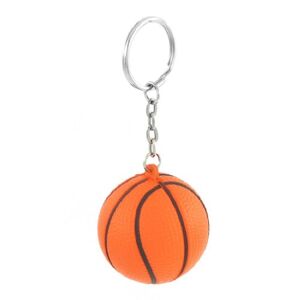 Gaetooely Oranje Zwarte Basketbal Vorm Sport Stress Link Chain Key