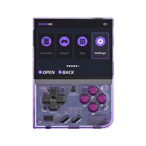 YUEG Miyoo Mini Plus Handheld gameconsole met open source systeem, 3,5 inch mini draagbare handheld console, Arcade videospelconsole, ondersteunt wifi (64G 6000 games)