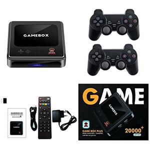 GEST G10 HD Video Game Box Console Retro Home Acrade met 32G 15.000 Gamess (VS), 2.4G Draadloze Dubbele Controllers, Mini Game Stick Game Console Tweepersoons Game Console