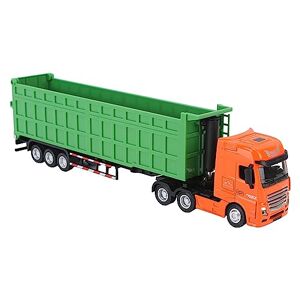 LJCM 1/50 Vrachtwagenmodel, Decoraties, Hefwagen, Demontage van de Voorkant, 1:50 Dumptruck voor Kindercadeaus (GREEN)