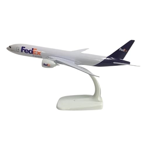 KOHARA Voorgebouwd Modelvliegtuig 1:300 Voor FedEx Luchtvaart Boeing 777 Vliegtuigen Model 20 Cm Diecast Metalen Vliegtuigen Vliegtuigen Speelgoed Vliegtuig Schaalmodel