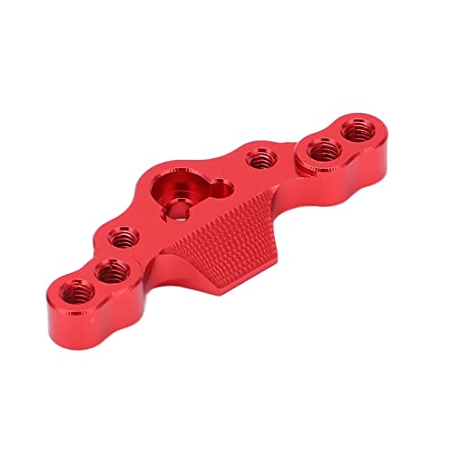 Shanrya Bevestiging met voor bovenste trekstangbevestiging, duurzame bevestigingscode voor trekstangbevestiging met schroef voor 1/18 RC-auto voor LOSI Mini‑T 2.0 2WD(rood)