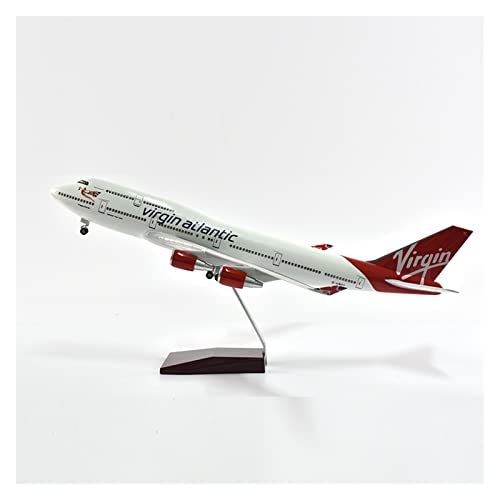 SQFZLL Legering Vliegtuigmodellen Op Schaal JASON TUTU 46 cm Gude atlantic Chlna 747 Vliegtuig Model Vliegtuig Schaal Diecast Hars Vliegtuigen Vliegtuigen Lnstelling Vliegtuigscène