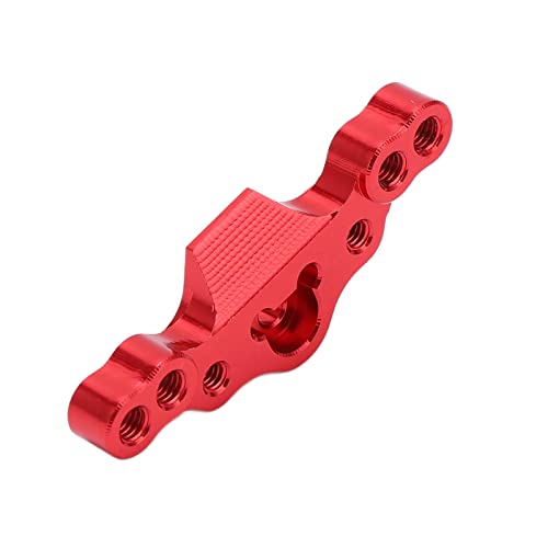 XINL Bevestigingscode voor bovenste trekstangbevestiging, hoge sterkte bevestigingscode voor trekstangbevestiging Redelijk met schroef voor LOSI Mini‑T 2.0 2WD voor 1/18 RC-auto(rood)