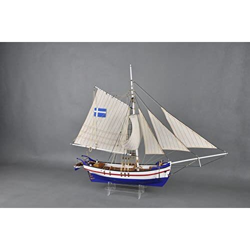 EPEDIC Voor:Videoproductie Voor: HOBBY Zweeds zeiljacht schaal 1: 50640 mm 25 "houten bootmodel kit Doe-het-zelf-ambachten