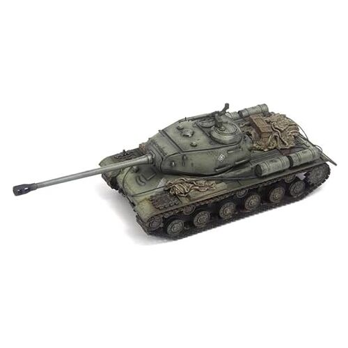 FMOCHANGMDP Tank Diecast Plastic Model, 1/72 Schaal JS-2 1944 Revenge voor de Hero Brother 1st Welorussiaanse front februari 1945 Model, 5,5 x 2inchs