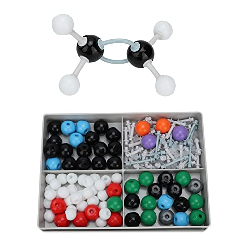 Hztyyier 179 stks Moleculair Model Moleculair Kit Chemie Anorganische en Organische Chemie Structuur Set Atom Link Model Set voor leerkrachten