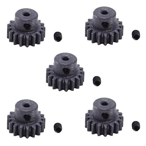 pintoc 5 x metalen reserveonderdelen 17T motor Gear reserveonderdelen tandwiel Gear voor A959 A979 A969 A949-24 RC auto-onderdelen